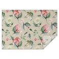 thumbnail image 1 of Pioneer Flower Floral Print Pattern Rectangle Tablecloth 60"x84",Waterproof Polyester Rectangle Table Cloth, Wipeable Spillproof Polyester Tablecloth for Dining, Camping, Indoor and Outdoor, 1 of 5