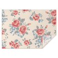 thumbnail image 1 of Pioneer Flower Floral Print Pattern Rectangle Tablecloth 60"x84",Waterproof Polyester Rectangle Table Cloth, Wipeable Spillproof Polyester Tablecloth for Dining, Camping, Indoor and Outdoor, 1 of 5