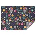 thumbnail image 1 of Pioneer Flower Floral Print Pattern Rectangle Tablecloth 60"x84",Waterproof Polyester Rectangle Table Cloth, Wipeable Spillproof Polyester Tablecloth for Dining, Camping, Indoor and Outdoor, 1 of 5