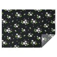thumbnail image 1 of Pioneer Flower Floral Print Pattern Rectangle Tablecloth 60"x84",Waterproof Polyester Rectangle Table Cloth, Wipeable Spillproof Polyester Tablecloth for Dining, Camping, Indoor and Outdoor, 1 of 5