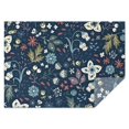 thumbnail image 1 of Pioneer Flower Floral Print Pattern Rectangle Tablecloth 60"x84",Waterproof Polyester Rectangle Table Cloth, Wipeable Spillproof Polyester Tablecloth for Dining, Camping, Indoor and Outdoor, 1 of 5