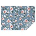 thumbnail image 1 of Pioneer Flower Floral Print Pattern Rectangle Tablecloth 60"x84",Waterproof Polyester Rectangle Table Cloth, Wipeable Spillproof Polyester Tablecloth for Dining, Camping, Indoor and Outdoor, 1 of 5
