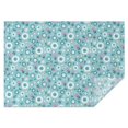 thumbnail image 1 of Pioneer Flower Floral Print Pattern Rectangle Tablecloth 60"x84",Waterproof Polyester Rectangle Table Cloth, Wipeable Spillproof Polyester Tablecloth for Dining, Camping, Indoor and Outdoor, 1 of 5