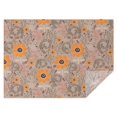 thumbnail image 1 of Pioneer Flower Floral Print Pattern Rectangle Tablecloth 60"x84",Waterproof Polyester Rectangle Table Cloth, Wipeable Spillproof Polyester Tablecloth for Dining, Camping, Indoor and Outdoor, 1 of 5