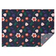 thumbnail image 1 of Pioneer Flower Floral Print Pattern Rectangle Tablecloth 60"x84",Waterproof Polyester Rectangle Table Cloth, Wipeable Spillproof Polyester Tablecloth for Dining, Camping, Indoor and Outdoor, 1 of 5