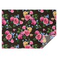 thumbnail image 1 of Pioneer Flower Floral Print Pattern Rectangle Tablecloth 60"x84",Waterproof Polyester Rectangle Table Cloth, Wipeable Spillproof Polyester Tablecloth for Dining, Camping, Indoor and Outdoor, 1 of 5