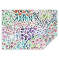 thumbnail image 1 of Pioneer Flower Floral Print Pattern Rectangle Tablecloth 60"x84",Waterproof Polyester Rectangle Table Cloth, Wipeable Spillproof Polyester Tablecloth for Dining, Camping, Indoor and Outdoor, 1 of 5
