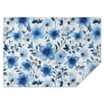 thumbnail image 1 of Pioneer Flower Floral Print Pattern Rectangle Tablecloth 60"x84",Waterproof Polyester Rectangle Table Cloth, Wipeable Spillproof Polyester Tablecloth for Dining, Camping, Indoor and Outdoor, 1 of 5