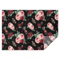 thumbnail image 1 of Pioneer Flower Floral Print Pattern Rectangle Tablecloth 60"x84",Waterproof Polyester Rectangle Table Cloth, Wipeable Spillproof Polyester Tablecloth for Dining, Camping, Indoor and Outdoor, 1 of 5