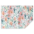 thumbnail image 1 of Pioneer Flower Floral Print Pattern Rectangle Tablecloth 60"x84",Waterproof Polyester Rectangle Table Cloth, Wipeable Spillproof Polyester Tablecloth for Dining, Camping, Indoor and Outdoor, 1 of 5