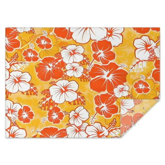 Pioneer Flower Floral Print Pattern Rectangle Tablecloth 60"x84",Waterproof Polyester Rectangle Table Cloth, Wipeable Spillproof Polyester Tablecloth for Dining, Camping, Indoor and Outdoor