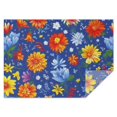 thumbnail image 1 of Pioneer Flower Floral Print Pattern Rectangle Tablecloth 60"x84",Waterproof Polyester Rectangle Table Cloth, Wipeable Spillproof Polyester Tablecloth for Dining, Camping, Indoor and Outdoor, 1 of 5