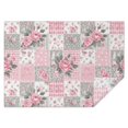 thumbnail image 1 of Pioneer Flower Floral Print Pattern Rectangle Tablecloth 60"x84", Waterproof Polyester Table Cloth, Wipeable Spillproof for Dining Camping Indoor Outdoor, 1 of 5