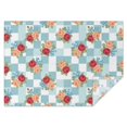 thumbnail image 1 of Pioneer Flower Floral Print Pattern Rectangle Tablecloth 60"x84", Waterproof Polyester Table Cloth, Wipeable Spillproof for Dining Camping Indoor Outdoor, 1 of 5