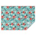 thumbnail image 1 of Pioneer Flower Floral Print Pattern Rectangle Tablecloth 60"x84", Waterproof Polyester Table Cloth, Wipeable Spillproof for Dining Camping Indoor Outdoor, 1 of 5