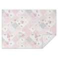thumbnail image 1 of Pioneer Flower Floral Print Pattern Rectangle Tablecloth 60"x84", Waterproof Polyester Table Cloth, Wipeable Spillproof for Dining Camping Indoor Outdoor, 1 of 5