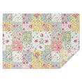 thumbnail image 1 of Pioneer Flower Floral Print Pattern Rectangle Tablecloth 60"x84", Waterproof Polyester Table Cloth, Wipeable Spillproof for Dining Camping Indoor Outdoor, 1 of 5
