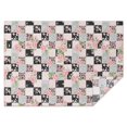 thumbnail image 1 of Pioneer Flower Floral Print Pattern Rectangle Tablecloth 60"x84", Waterproof Polyester Table Cloth, Wipeable Spillproof for Dining Camping Indoor Outdoor, 1 of 5