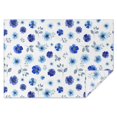 thumbnail image 1 of Pioneer Flower Floral Print Pattern Rectangle Tablecloth 60"x84", Waterproof Polyester Table Cloth, Wipeable Spillproof for Dining Camping Indoor Outdoor, 1 of 5