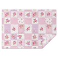 thumbnail image 1 of Pioneer Flower Floral Print Pattern Rectangle Tablecloth 60"x84", Waterproof Polyester Table Cloth, Wipeable Spillproof for Dining Camping Indoor Outdoor, 1 of 5