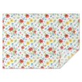 thumbnail image 1 of Pioneer Flower Floral Print Pattern Rectangle Tablecloth 60"x84", Waterproof Polyester Table Cloth, Wipeable Spillproof for Dining Camping Indoor Outdoor, 1 of 5