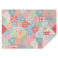 thumbnail image 1 of Pioneer Flower Floral Print Pattern Rectangle Tablecloth 60"x84", Waterproof Polyester Table Cloth, Wipeable Spillproof for Dining Camping Indoor Outdoor, 1 of 5