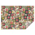 thumbnail image 1 of Pioneer Flower Floral Print Pattern Rectangle Tablecloth 60"x84", Waterproof Polyester Table Cloth, Wipeable Spillproof for Dining Camping Indoor Outdoor, 1 of 5