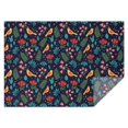 thumbnail image 1 of Pioneer Flower Floral Print Pattern Rectangle Tablecloth 60"x84", Waterproof Polyester Table Cloth, Wipeable Spillproof for Dining Camping Indoor Outdoor, 1 of 5