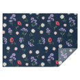 thumbnail image 1 of Pioneer Flower Floral Print Pattern Rectangle Tablecloth 60"x84", Waterproof Polyester Table Cloth, Wipeable Spillproof for Dining Camping Indoor Outdoor, 1 of 5