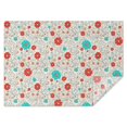 thumbnail image 1 of Pioneer Flower Floral Print Pattern Rectangle Tablecloth 60"x84", Waterproof Polyester Table Cloth, Wipeable Spillproof for Dining Camping Indoor Outdoor, 1 of 5