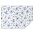 thumbnail image 1 of Pioneer Flower Floral Print Pattern Rectangle Tablecloth 60"x84", Waterproof Polyester Table Cloth, Wipeable Spillproof for Dining Camping Indoor Outdoor, 1 of 5