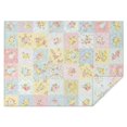 thumbnail image 1 of Pioneer Flower Floral Print Pattern Rectangle Tablecloth 60"x84", Waterproof Polyester Table Cloth, Wipeable Spillproof for Dining Camping Indoor Outdoor, 1 of 5