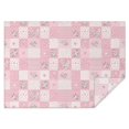 thumbnail image 1 of Pioneer Flower Floral Print Pattern Rectangle Tablecloth 60"x84", Waterproof Polyester Table Cloth, Wipeable Spillproof for Dining Camping Indoor Outdoor, 1 of 5