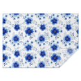 thumbnail image 1 of Pioneer Flower Floral Print Pattern Rectangle Tablecloth 60"x84", Waterproof Polyester Table Cloth, Wipeable Spillproof for Dining Camping Indoor Outdoor, 1 of 5