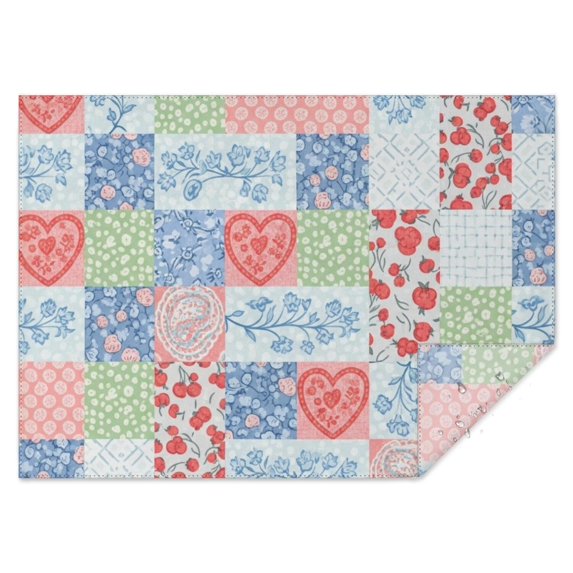 Pioneer Flower Floral Print Pattern Rectangle Tablecloth 60"x84", Waterproof Polyester Table Cloth, Wipeable Spillproof for Dining Camping Indoor Outdoor