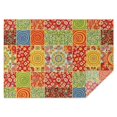thumbnail image 1 of Pioneer Flower Floral Print Pattern Rectangle Tablecloth 60"x84", Waterproof Polyester Table Cloth, Wipeable Spillproof for Dining Camping Indoor Outdoor, 1 of 5