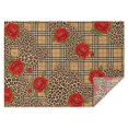 thumbnail image 1 of Pioneer Flower Floral Print Pattern Rectangle Tablecloth 60"x84", Waterproof Polyester Table Cloth, Wipeable Spillproof for Dining Camping Indoor Outdoor, 1 of 5