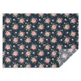 thumbnail image 1 of Pioneer Flower Floral Print Pattern Rectangle Tablecloth 60"x84", Waterproof Polyester Table Cloth, Wipeable Spillproof for Dining Camping Indoor Outdoor, 1 of 5