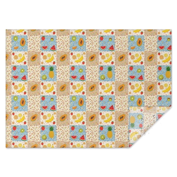Pioneer Flower Floral Print Pattern Waterproof Tablecloth, Rectangular Fabric Table Cover Wrinkle Resistant Gift Ideas for Housewarming Holiday Gifts,60"x84"