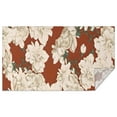 thumbnail image 1 of Pioneer Flower Floral Print Pattern Rectangle Tablecloth 60x102in,Waterproof Polyester Rectangle Table Cloth, Wipeable Spillproof Polyester Tablecloth for Dining, Camping, Indoor and Outdoor, 1 of 6