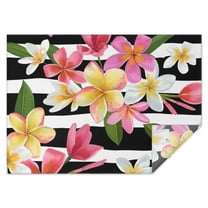 Pioneer Flower Floral Print Pattern Rectangle Tablecloth 60x84in,Waterproof Polyester Rectangle Table Cloth, Wipeable Spillproof Polyester Tablecloth for Dining, Camping, Indoor and Outdoor