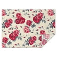 thumbnail image 1 of Pioneer Flower Floral Print Pattern Rectangle Tablecloth 60x84in,Waterproof Polyester Rectangle Table Cloth, Wipeable Spillproof Polyester Tablecloth for Dining, Camping, Indoor and Outdoor, 1 of 5