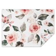 thumbnail image 1 of Pioneer Flower Floral Print Pattern Rectangle Tablecloth 60x84in,Waterproof Polyester Rectangle Table Cloth, Wipeable Spillproof Polyester Tablecloth for Dining, Camping, Indoor and Outdoor, 1 of 5