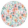 thumbnail image 1 of Pioneer Flower Floral Print Pattern Round Fitted Tablecloth with Elastic Edge,Dining Table Cover Waterproof,Outdoor Round Tablecloth for Camping,Dining,Indoor and Outdoor, 1 of 7