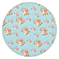 thumbnail image 1 of Pioneer Flower Floral Print Pattern Round Fitted Tablecloth with Elastic Edge,Dining Table Cover Waterproof,Outdoor Round Tablecloth for Camping,Dining,Indoor and Outdoor, 1 of 7