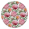 thumbnail image 1 of Pioneer Flower Floral Print Pattern Round Fitted Tablecloth with Elastic Edge,Dining Table Cover Waterproof,Outdoor Round Tablecloth for Camping,Dining,Indoor and Outdoor, 1 of 7