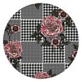 thumbnail image 1 of Pioneer Flower Floral Print Pattern Round Fitted Tablecloth with Elastic Edge,Dining Table Cover Waterproof,Outdoor Round Tablecloth for Camping,Dining,Indoor and Outdoor, 1 of 7