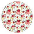 thumbnail image 1 of Pioneer Flower Floral Print Pattern Round Fitted Tablecloth with Elastic Edge,Dining Table Cover Waterproof,Outdoor Round Tablecloth for Camping,Dining,Indoor and Outdoor, 1 of 7