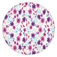 thumbnail image 1 of Pioneer Flower Floral Print Pattern Round Fitted Tablecloth with Elastic Edge,Dining Table Cover Waterproof,Outdoor Round Tablecloth for Camping,Dining,Indoor and Outdoor, 1 of 7