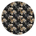 thumbnail image 1 of Pioneer Flower Floral Print Pattern Round Fitted Tablecloth with Elastic Edge,Dining Table Cover Waterproof,Outdoor Round Tablecloth for Camping,Dining,Indoor and Outdoor, 1 of 7